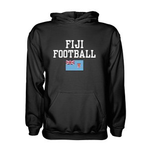 Fiji Football Hoodie - Black Fiji Football Hoodie - Black
