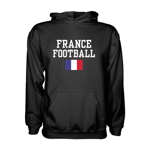 France Football Hoodie - Black