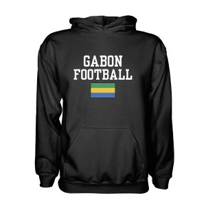 Gabon Football Hoodie - Black Gabon Football Hoodie - Black