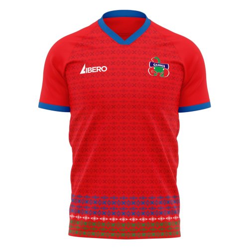 Gambia 2024-2025 Home Concept Football Kit (Libero)