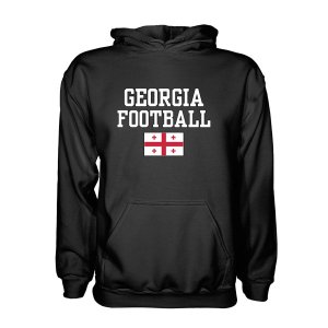 Georgia Football Hoodie - Black Georgia Football Hoodie - Black