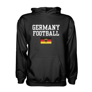 Germany Football Hoodie - Black Germany Football Hoodie - Black