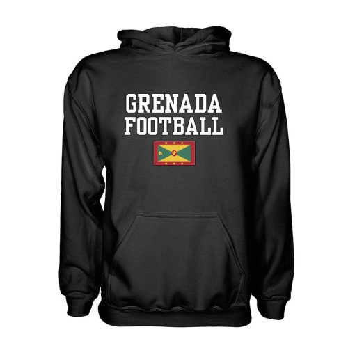 Grenada Football Hoodie - Black
