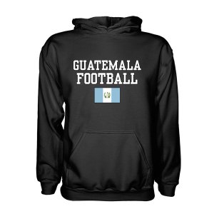 Guatemala Football Hoodie - Black Guatemala Football Hoodie - Black