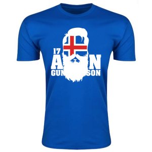 Iceland Aron Gunnarsson T-Shirt (Blue) - Kids