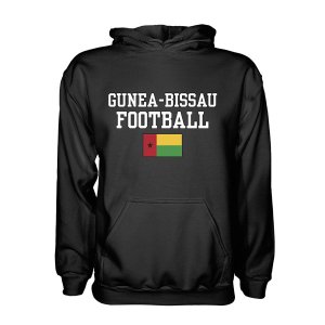 Gunea-Bissau Football Hoodie - Black Gunea-Bissau Football Hoodie - Black