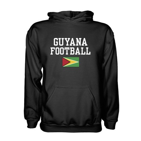 Guyana Football Hoodie - Black