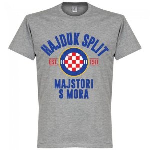 Hajduk Split Established T-Shirt - Grey