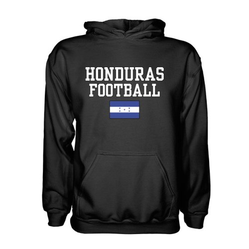 Honduras Football Hoodie - Black