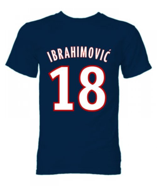 Zlatan Ibrahimovic PSG Hero T-Shirt (Navy)