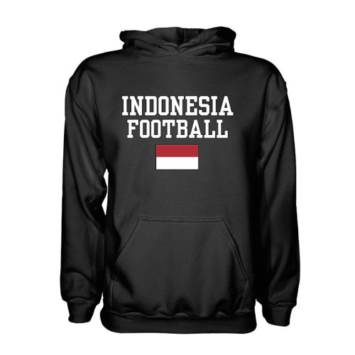 Indonesia Football Hoodie - Black