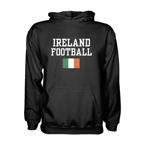 Ireland Football Hoodie - Black