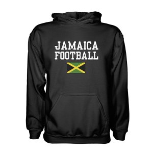 Jamaica Football Hoodie - Black