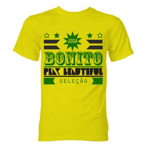 Brazil Joga Bonito T-Shirt (Yellow)