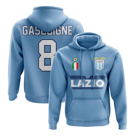 Lazio Gascoigne 8 Team Hoodie - Sky