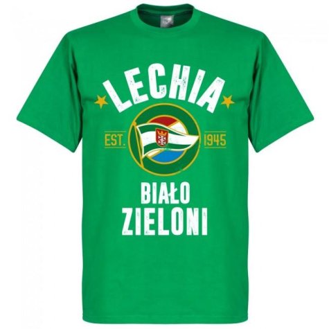 Lechia Gdansk Established T-Shirt - Green