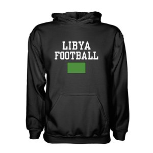 Libya Football Hoodie - Black Libya Football Hoodie - Black