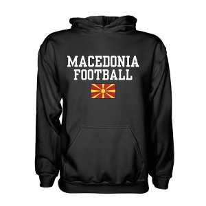 Macedonia Football Hoodie - Black Macedonia Football Hoodie - Black