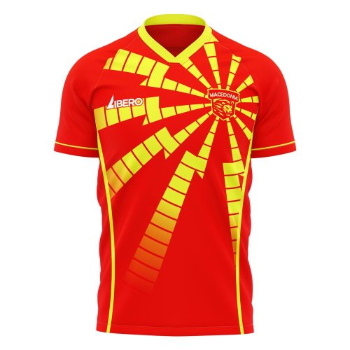 North Macedonia 2024-2025 Home Concept Shirt (Libero)