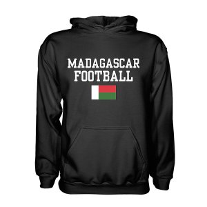 Madagascar Football Hoodie - Black Madagascar Football Hoodie - Black