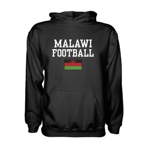 Malawi Football Hoodie - Black Malawi Football Hoodie - Black