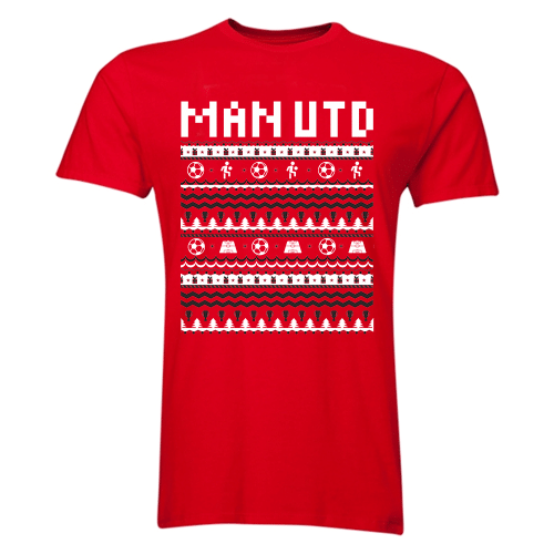 Man Utd Christmas T-Shirt (Red)