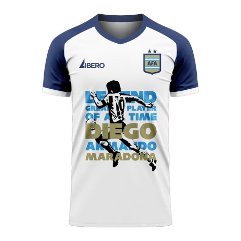 Diego Maradona Legend Of Our Time Tee (White) - Baby