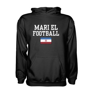 Mari El Football Hoodie - Black Mari El Football Hoodie - Black