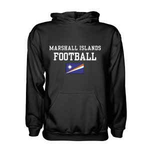 Marshall Islands Football Hoodie - Black Marshall Islands Football Hoodie - Black