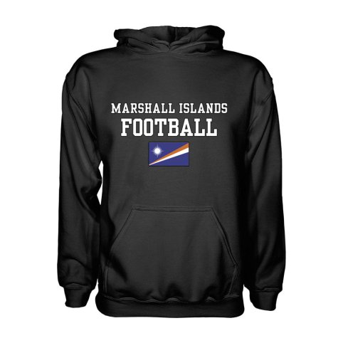 Marshall Islands Football Hoodie - Black