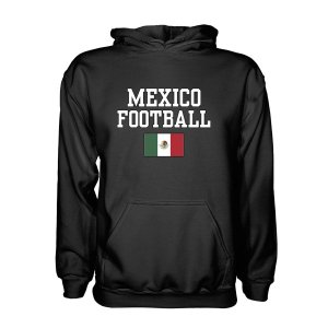 Mexico Football Hoodie - Black Mexico Football Hoodie - Black