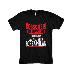 Forza AC Milan T-Shirt (Black)