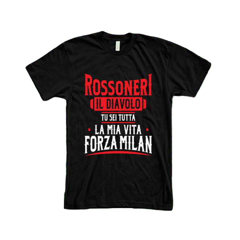 Forza AC Milan T-Shirt (Black)