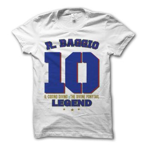 Robert Baggio Legend T-Shirt (White)