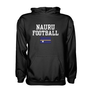 Nauru Football Hoodie - Black Nauru Football Hoodie - Black