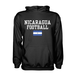 Nicaragua Football Hoodie - Black Nicaragua Football Hoodie - Black