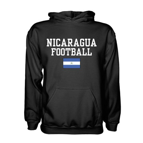Nicaragua Football Hoodie - Black