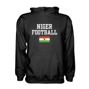 Niger Football Hoodie - Black Niger Football Hoodie - Black