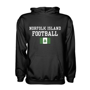 Norfolk Island Football Hoodie - Black Norfolk Island Football Hoodie - Black