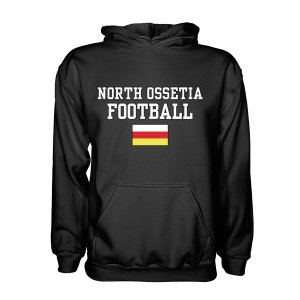 North Ossetia Football Hoodie - Black North Ossetia Football Hoodie - Black