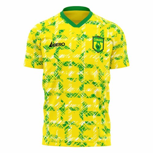 Norwich 1990s Home Concept Football Kit (Libero)