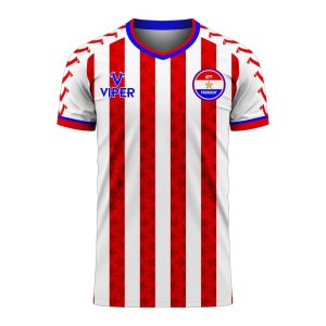 Paraguay 2024-2025 Home Concept Football Kit (Viper) - Womens