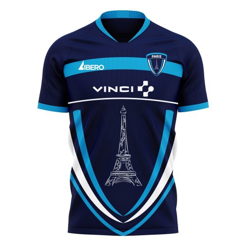 Paris FC 2024-2025 Home Concept Football Kit (Libero)