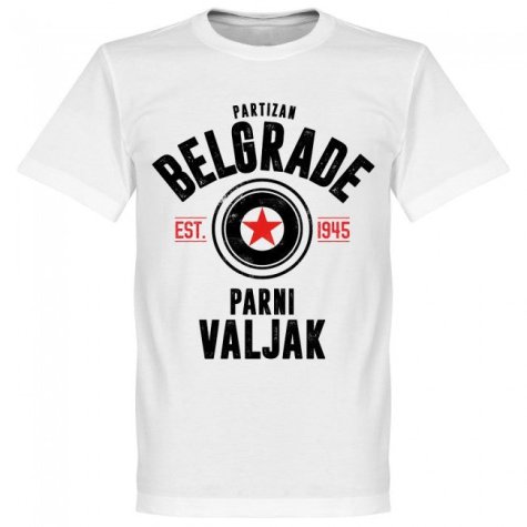 Partizan Belgrade Established T-Shirt - White