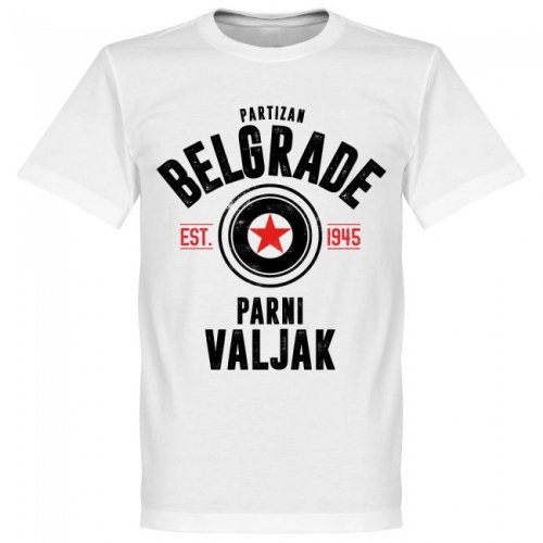 Partizan Belgrade Established T-Shirt - White