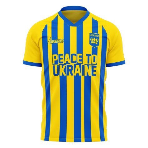 Peace To Ukraine Concept Football Kit (Libero)