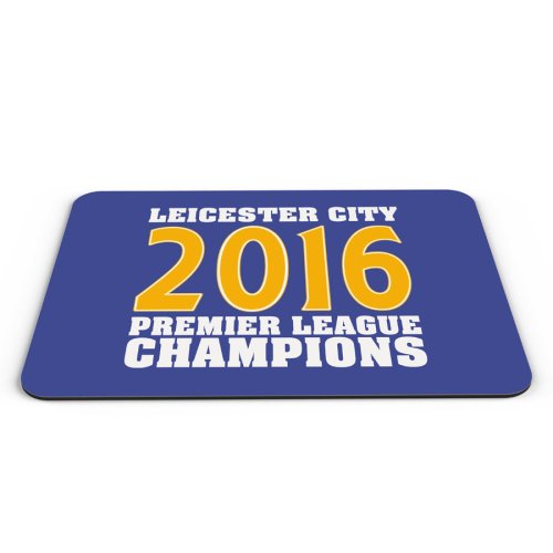 Leicester City 2016 Premier League Champions Mouse Mat (Blue)