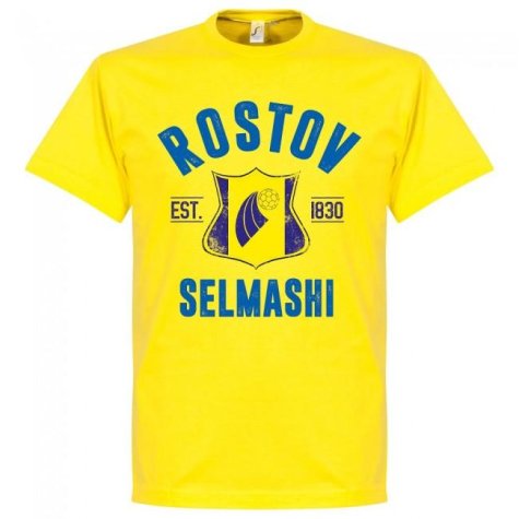 Rostov Established T-Shirt - Lemon Yellow