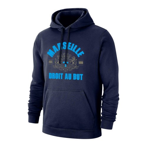 Marseille \'Est.1899\' footer with hood - Dark blue