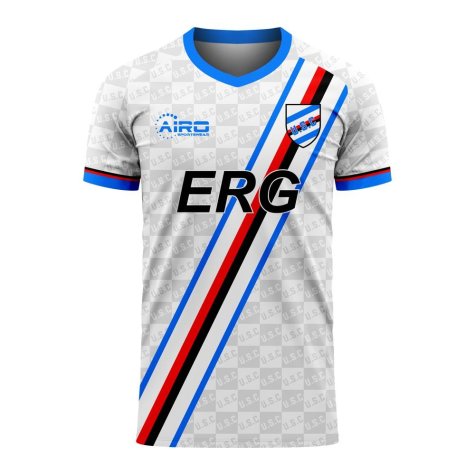 Sampdoria 2024-2025 Away Concept Football Kit (Airo) - Womens